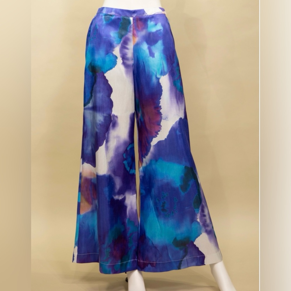 Designer wide leg pants